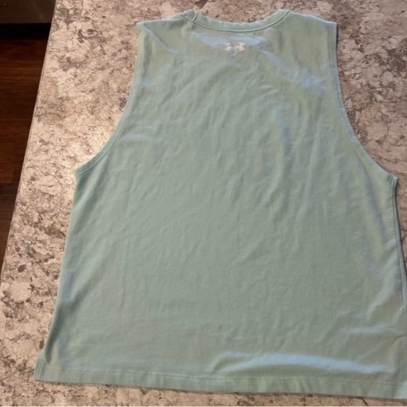 Women’s Under Armour Light Blue Muscle Tank Top Medium - Picture 8 of 8
